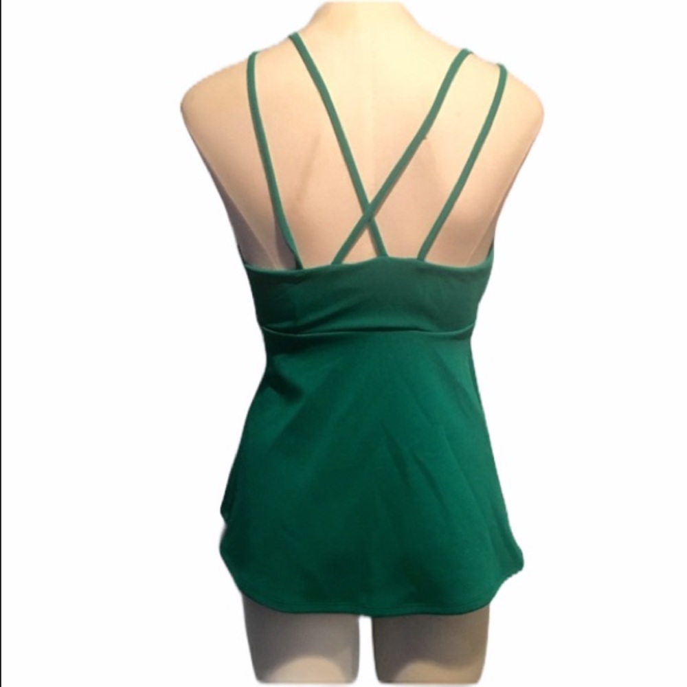 Express Strappy Empire‎ Waist Cami Green - Picture 3 of 8